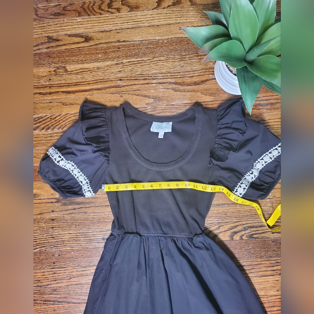 Cleobella Selman Organic Cotton Black Modi Dress Size M - Picture 10 of 13